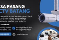 Read more about the article Jasa Pasang CCTV Batang Cepat dan Rapi