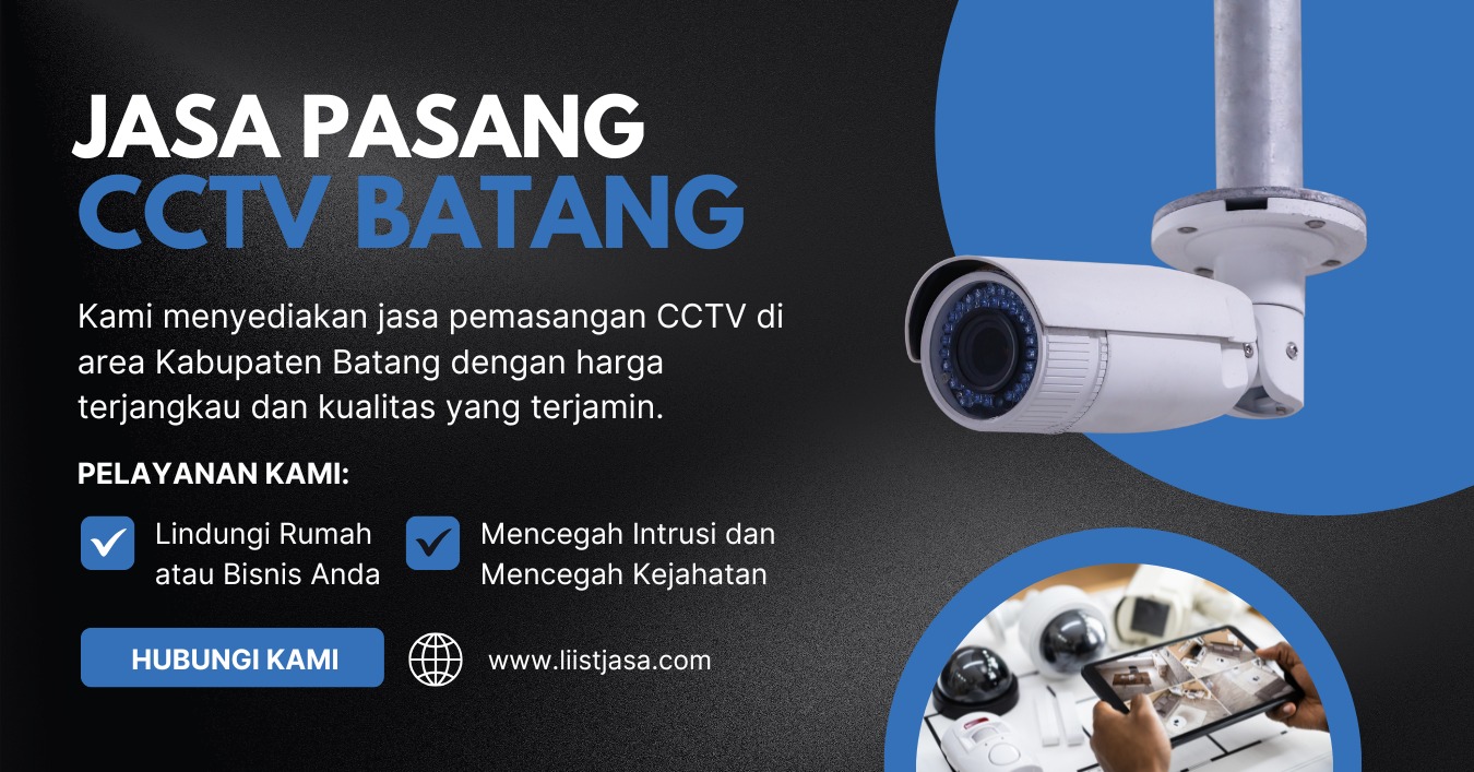 Jasa Pasang CCTV Batang